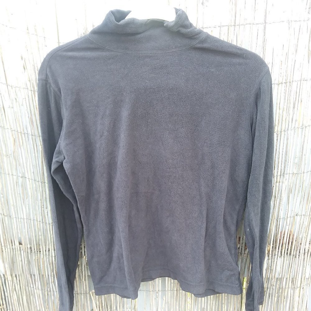 Columbia Women's Black High Neck Long Sleeve Pullover Top - M - See Description